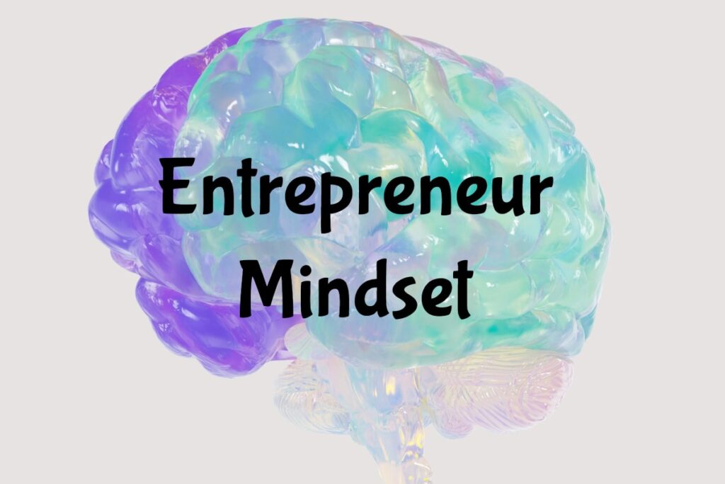 brain for entrepreneur mindset concept